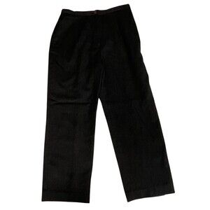 Vintage Kasper A.S.L. Dress Pants Women 12P Gray Wool Lined Straight Leg 31x26.5